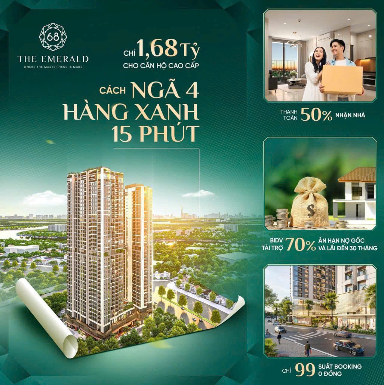 Căn hộ dự án cao cấp The Emerald 68 tại Bình Dương - Ảnh 2